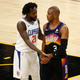 Patrick Beverley (l.) and Chris Paul